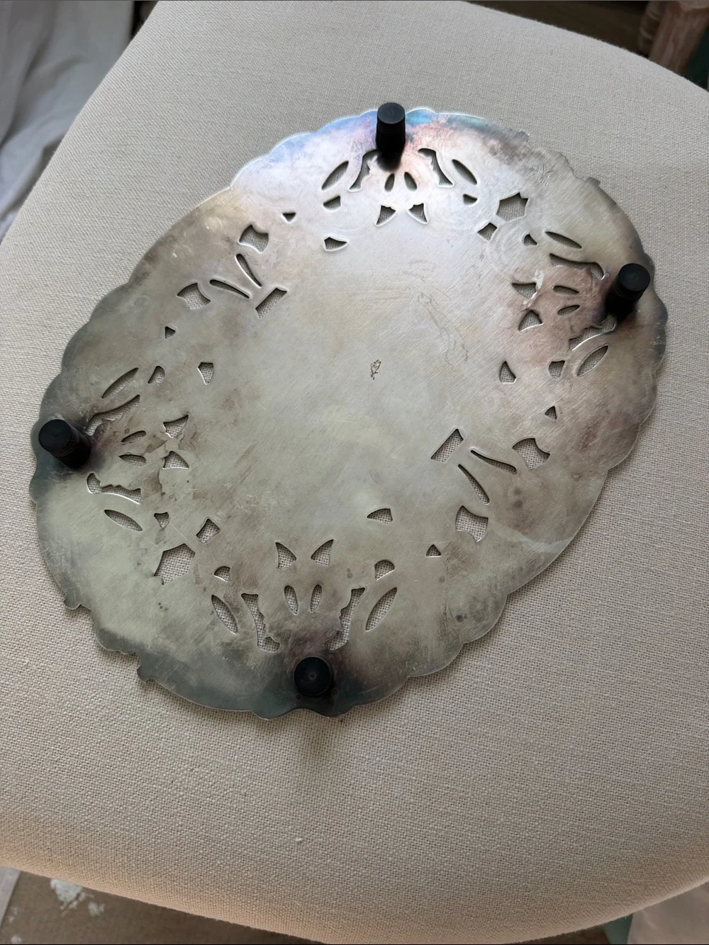 Vintage Wallace Silver Plate Trivet